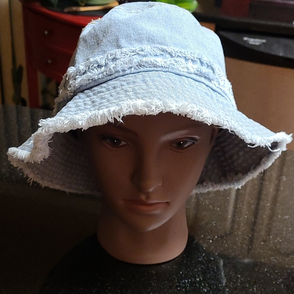 David and Young Accessories David And Young Denim Bucket Hat Poshmark